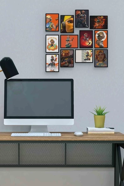 Raze 12 Parça Mdf (ahşap) Tablo Ofis Boyu
