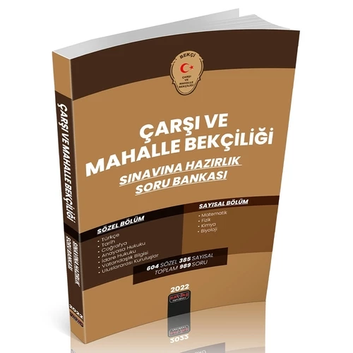 Kelepir Ürün İadesizdir - Çarşı ve Mahalle Bekçiliği Soru Bankası Savaş Yayınları 2023