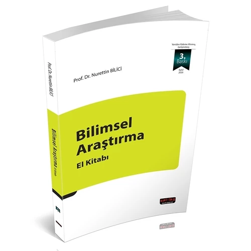 Bilimsel Araştırma El Kitabı - Nurettin Bilici Eylül 2020