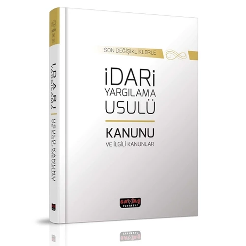 İdari Yargılama Usulü Kanunu (Karton Kapak) - Savaş Yayınları 2020