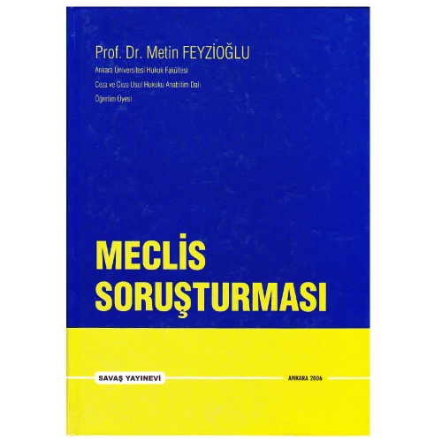 Meclis Soruşturması - Metin Feyzioğlu