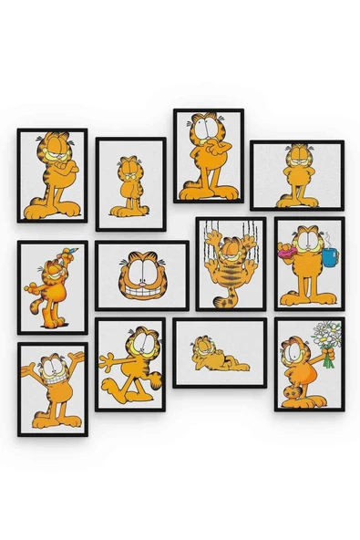 Garfield 12 Parça Mdf (ahşap) Tablo Ofis Boyu - 2