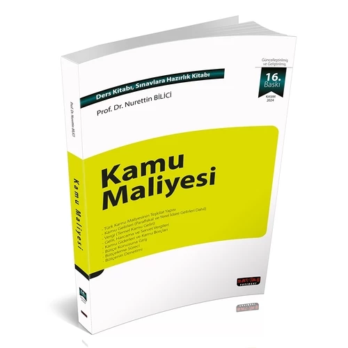 Kamu Maliyesi - Nurettin Bilici Kasım 2024