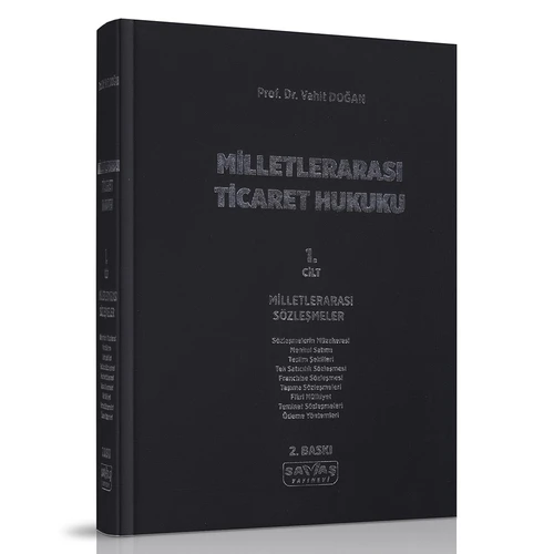 Milletlerarası Ticaret Hukuku - Vahit Doğan - Resim 2