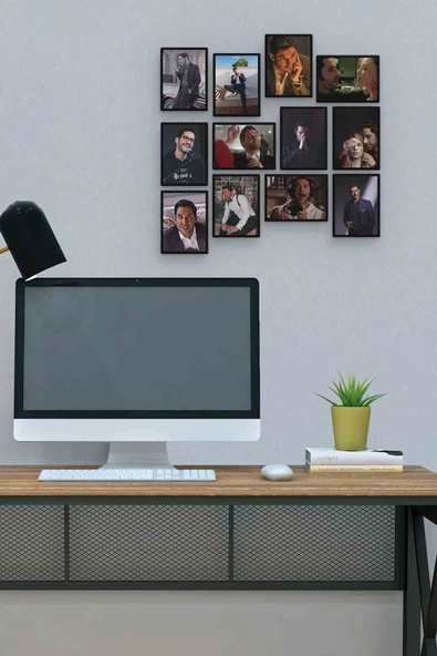 Lucifer 12 Parça Mdf (ahşap) Tablo Ofis Boyu