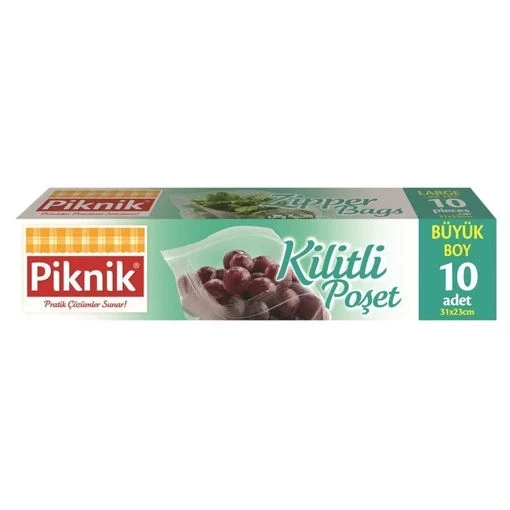 PİKNİK KİLİTLİ POŞET BÜYÜK