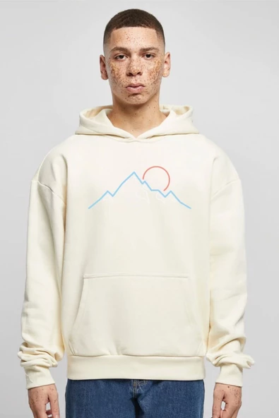 BASKILI KAPŞONLU SWEATSHİRT fm1.133BJÖ ürün görseli 1