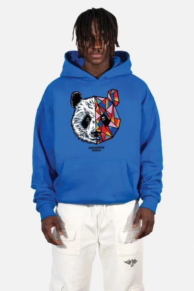 BASKILI KAPŞONLU SWEATSHİRT fm1.130MÖ