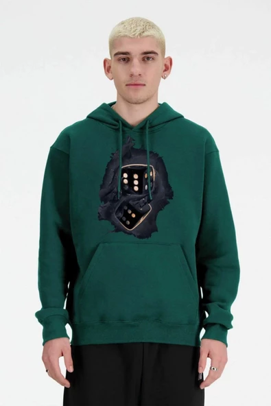 BASKILI KAPŞONLU SWEATSHİRT fm1.119YÖ