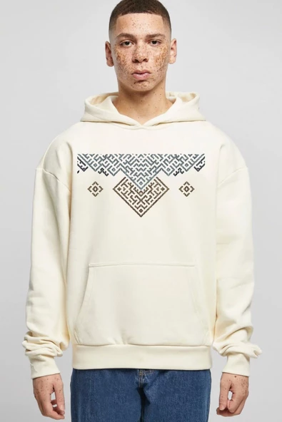 BASKILI KAPŞONLU SWEATSHİRT fm1.118BJÖ