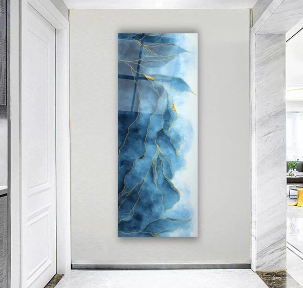 Soyut Desenler Panoramik Cam Tablo | Hediyelik, Dekoratif, Ofis, Mutfak - Resim 2