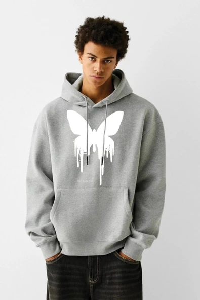 BASKILI KAPŞONLU SWEATSHİRT fm1.142GÖ ürün görseli