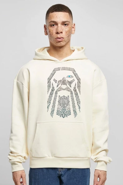 BASKILI KAPŞONLU SWEATSHİRT fm1.136BJÖ ürün görseli