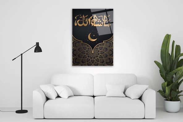 Maşallah Cam Tablo | Hediyelik, Dekoratif, Ofis, Mutfak - 3
