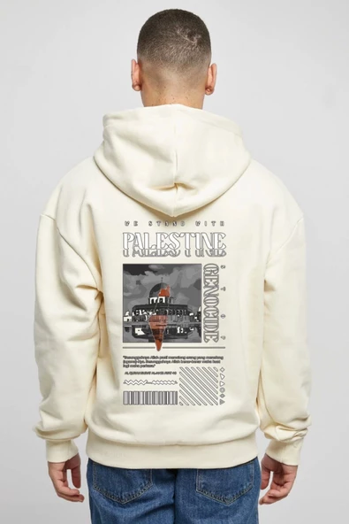 BASKILI KAPŞONLU SWEATSHİRT fm1.147BJA ürün görseli