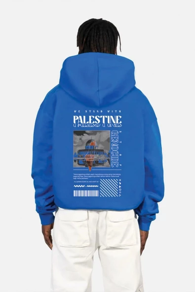 BASKILI KAPŞONLU SWEATSHİRT fm1.147MA ürün görseli