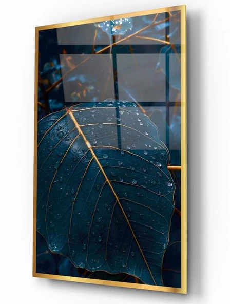 Yaprak Cam Tablo | Hediyelik, Dekoratif, Ofis, Mutfak - Resim 2