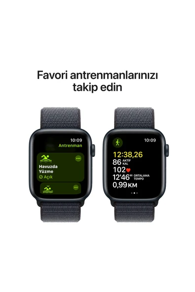 Apple Watch Se  Gen 2 (40 mm)  Midnight  Al Ink  SL Akıllı Saat (Apple Türkiye Garantili) - 6