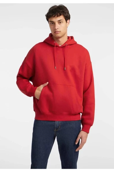 BASKILI KAPŞONLU SWEATSHİRT fm1.6KA - Resim 2