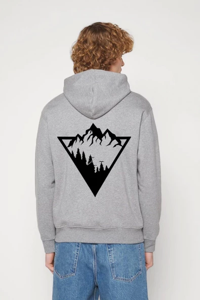 BASKILI KAPŞONLU SWEATSHİRT fm1.6GA