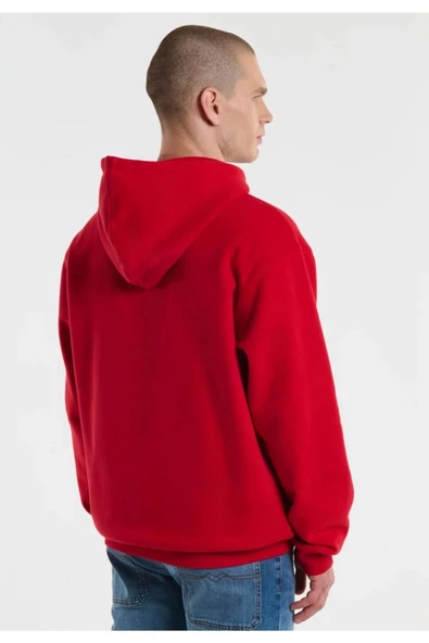 BASKILI KAPŞONLU SWEATSHİRT fm1.178KÖ - Resim 2