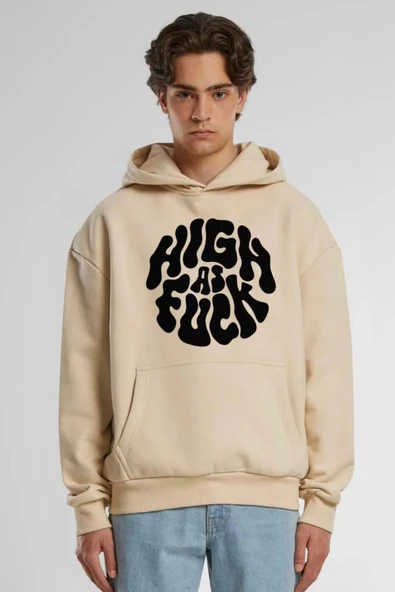 BASKILI KAPŞONLU SWEATSHİRT fm1.178BJÖ