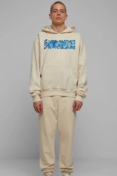 BASKILI KAPŞONLU SWEATSHİRT fm1.195BJÖ ürün görseli