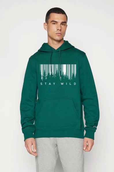 BASKILI KAPŞONLU SWEATSHİRT fm1.191YÖ ürün görseli