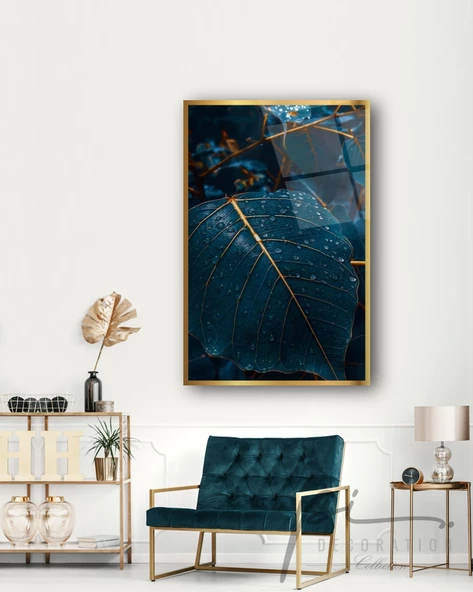 Yaprak Cam Tablo | Hediyelik, Dekoratif, Ofis, Mutfak - Resim 3