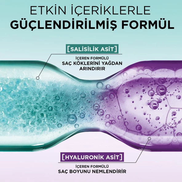 Elseve Hydra [Hyaluronic] Pure Salisilik Asit İçeren Yağlanma Karşıtı Arındırıcı Şampuan 300 Ml - 4