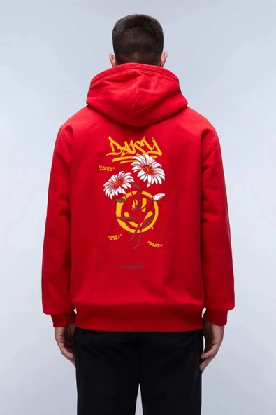 Unisex Baskılı Kapşonlu 3 İplik Hoodie Sweathirt  fm1.16KA