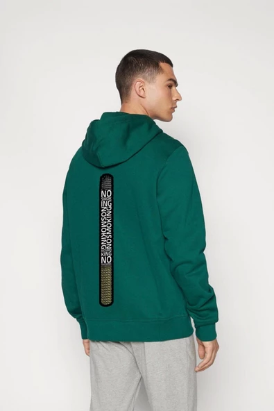 Unisex Baskılı Kapşonlu 3 İplik Hoodie Sweathirt  fm1.15YA ürün görseli