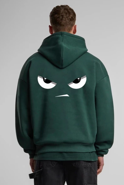 Unisex Baskılı Kapşonlu 3 İplik Hoodie Sweathirt  fm1.55YA ürün görseli
