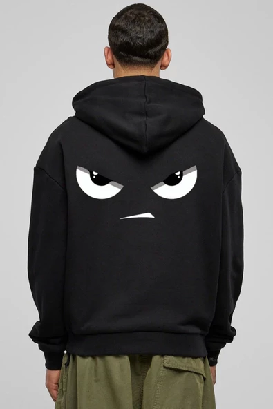 Unisex Baskılı Kapşonlu 3 İplik Hoodie Sweathirt  fm1.55SA