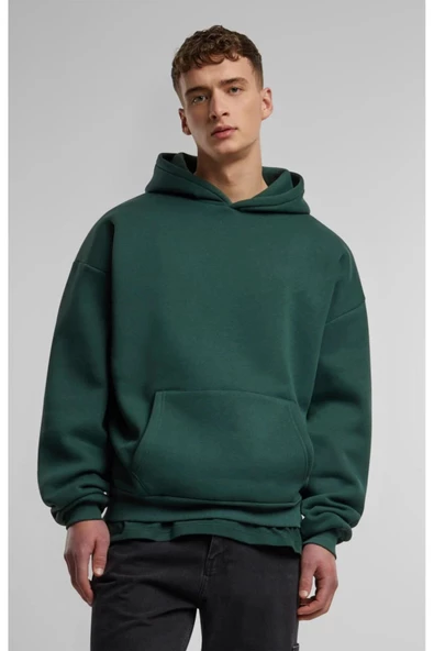 Unisex Baskılı Kapşonlu 3 İplik Hoodie Sweathirt  fm1.43YA - 2