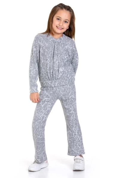 Kız Çocuk 2'li Triko Takım (Pantolon+Kazak) 12124 - 6