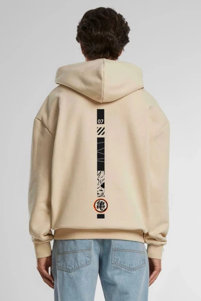 Unisex Baskılı Kapşonlu 3 İplik Hoodie Sweathirt  fm1.52BJA