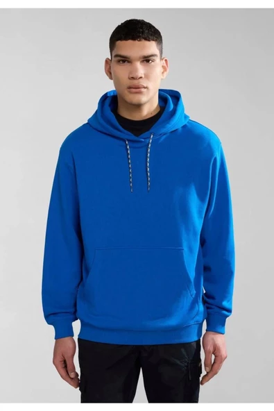 Unisex Baskılı Kapşonlu 3 İplik Hoodie Sweathirt  fm1.11MA - Resim 2