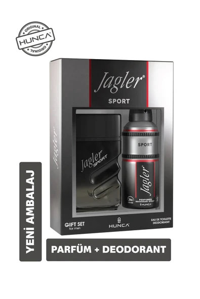 Jagler Sport Erkek Parfüm Seti (EDT 90 ML & DEODORANT 150 ML)