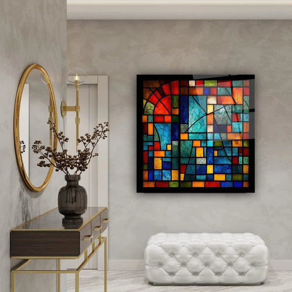 Vitray Cam Tablo | Hediyelik, Dekoratif, Ofis, Mutfak - Resim 6