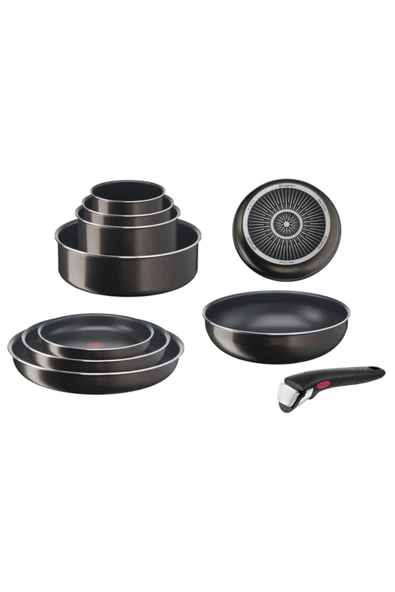 Tefal L15096 Ingenio Titanyum 2X XL Intense Büyük Tava ve Tencere Seti 12 Parça - 2100125498 - Resim 4