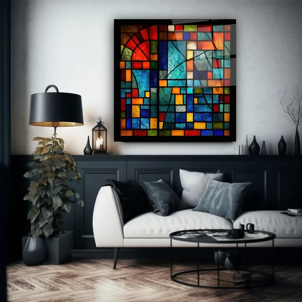 Vitray Cam Tablo | Hediyelik, Dekoratif, Ofis, Mutfak - Resim 7