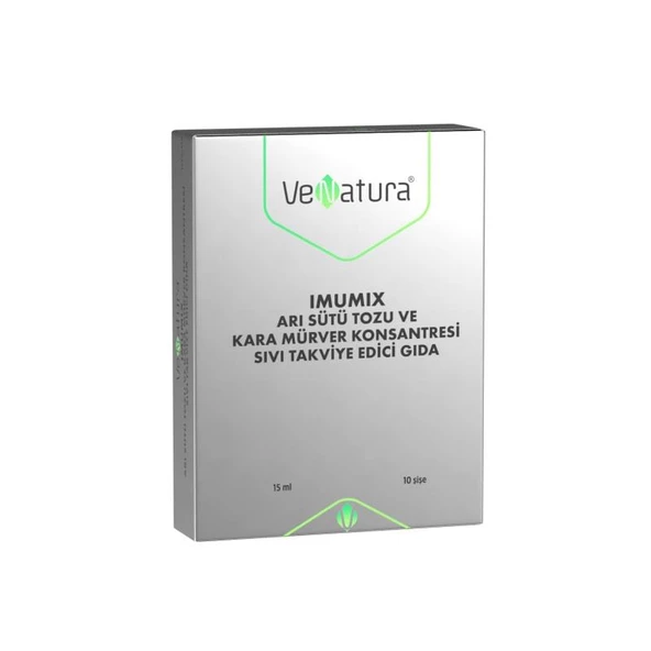Venatura Imumix Arı Sütü Tozu ve Kara Mürver Damla 15ml x 10 Sişe ürün görseli