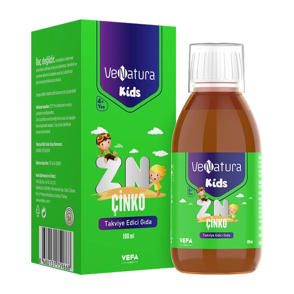 Venatura Kids ZN Çinko 3mg Şurup 100ml