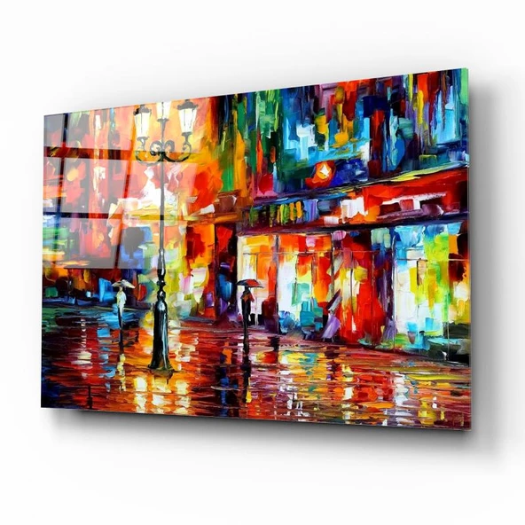 Yağlı Boya Cam Tablo | Hediyelik, Dekoratif, Ofis, Mutfak - 2