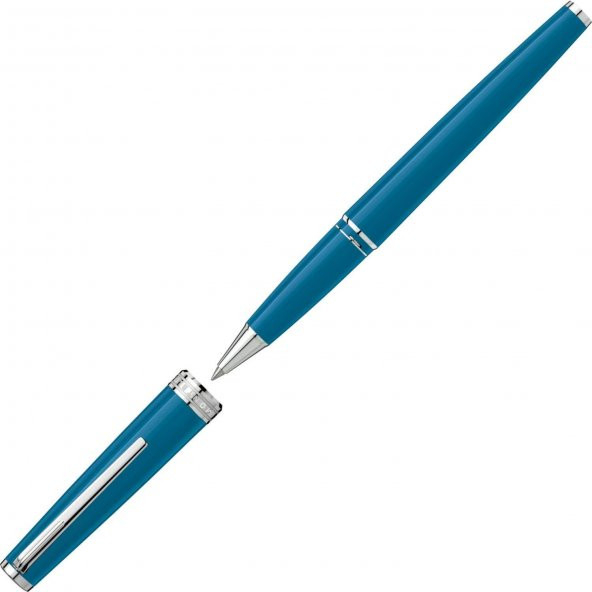 119583 Montblanc PIX Petrol Blue Rollerball Kalem