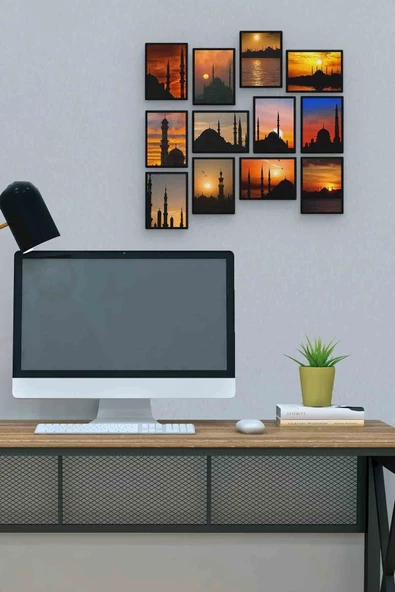 Cami 12 Parça Mdf (ahşap) Tablo Ofis Boyu
