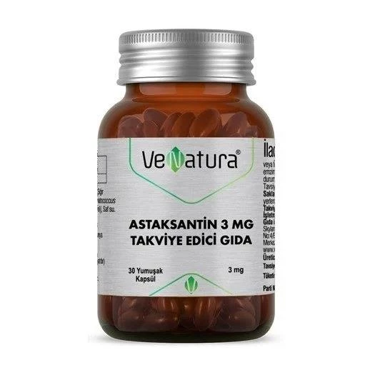 Venatura Astaksantin 3mg 30 Kapsül ürün görseli