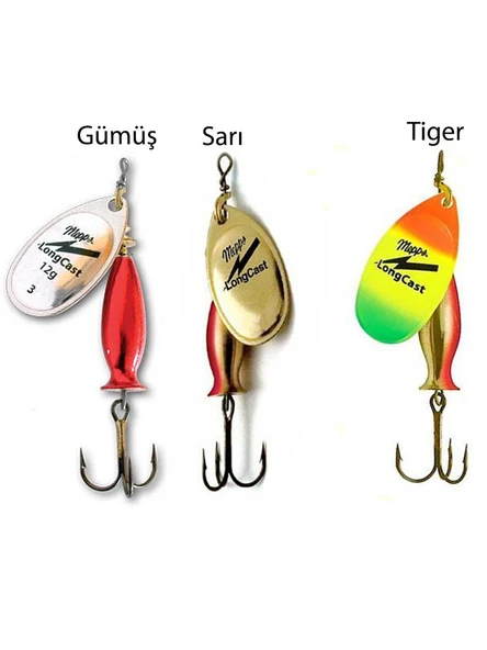 Mepps Long Cast Olta Kaşığı No3 12gr - Resim 2