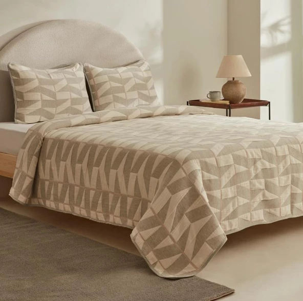 Karaca Home Estella Gri Çift Kişilik Yatak Örtüsü - 2